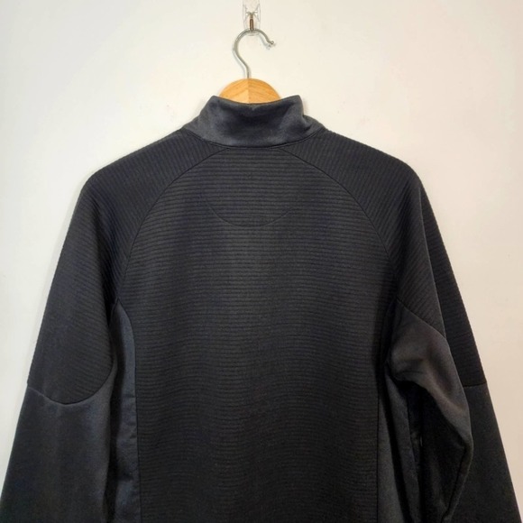 NWT Callaway Rib Tech Opti Dry Quarter Zip Up Pullover Black Size Small - Picture 8 of 11